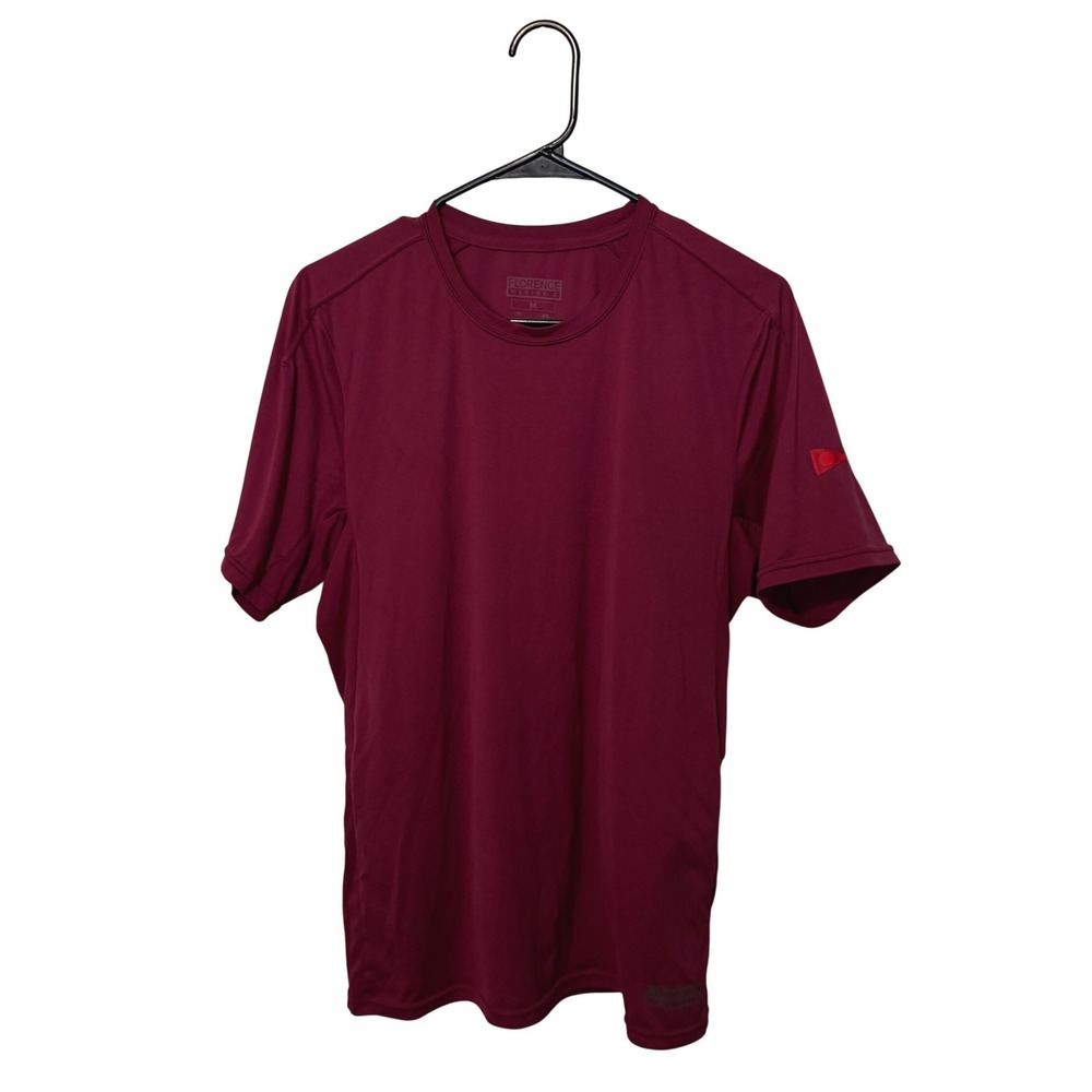 Florence Marine X Sun Pro Shirt Mens Medium Burgundy Performance UPF Outdoor